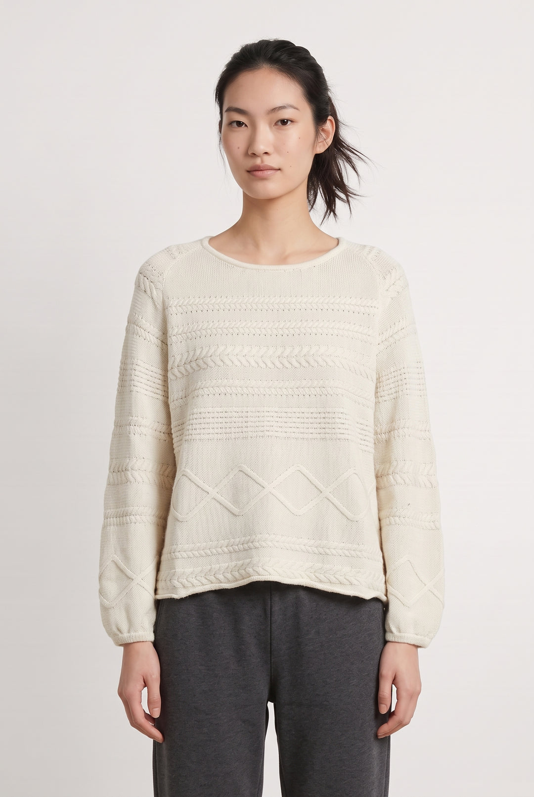 Pull en Maille Écru - Taille XS/34 de la marque ba&amp;sh | PARAD123705 - Vendu par Paradigme - Image 1