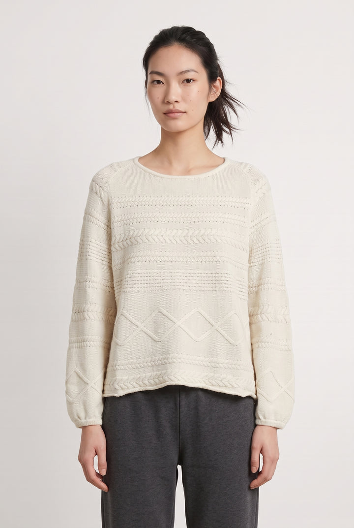 Pull en Maille Écru - Taille XS/34 de la marque ba&amp;sh | PARAD123705 - Vendu par Paradigme - Image 1