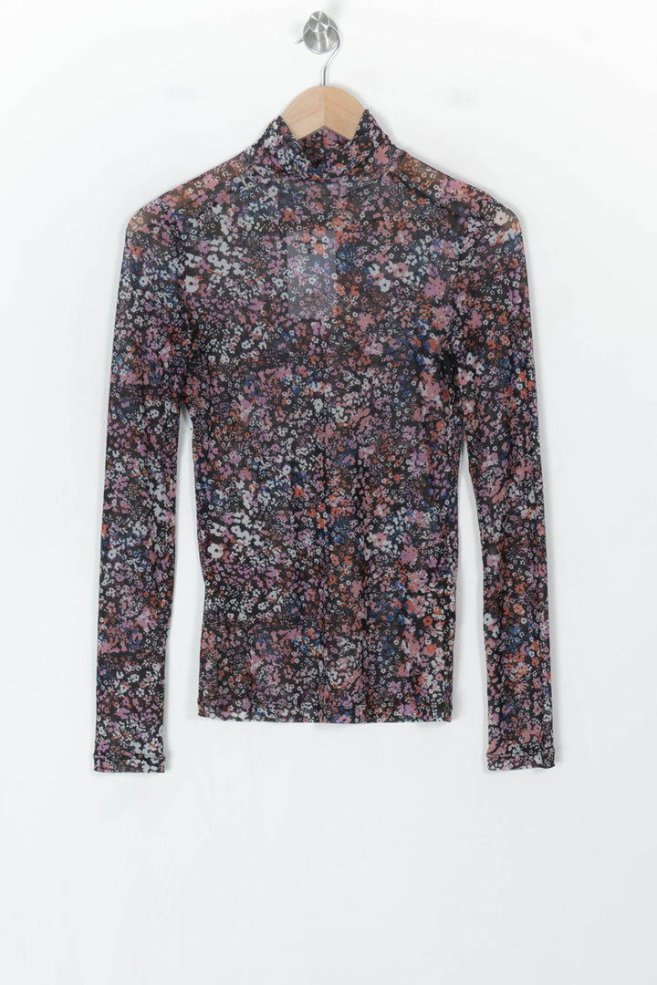 Top Noir et Rose - Taille S/36 de la marque Maje | PARAD123706 - Vendu par Paradigme - Image 2