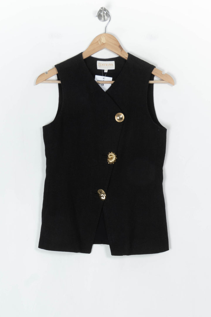 Gilet Sans Manches Noir - Taille S/36 de la marque Sézane | PARAD123707 - Vendu par Paradigme - Image 2