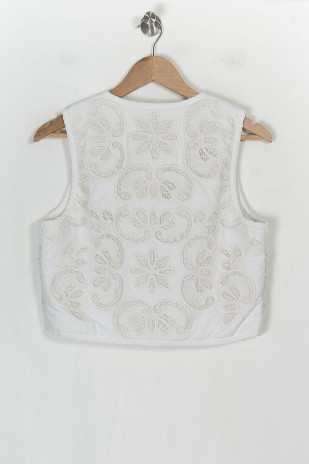 Gilet Blanc - Taille S/36 de la marque Sézane | PARAD123708 - Vendu par Paradigme - Image 5
