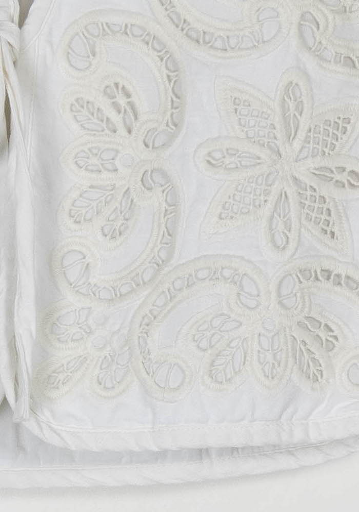 Gilet Blanc - Taille S/36 de la marque Sézane | PARAD123708 - Vendu par Paradigme - Image 3