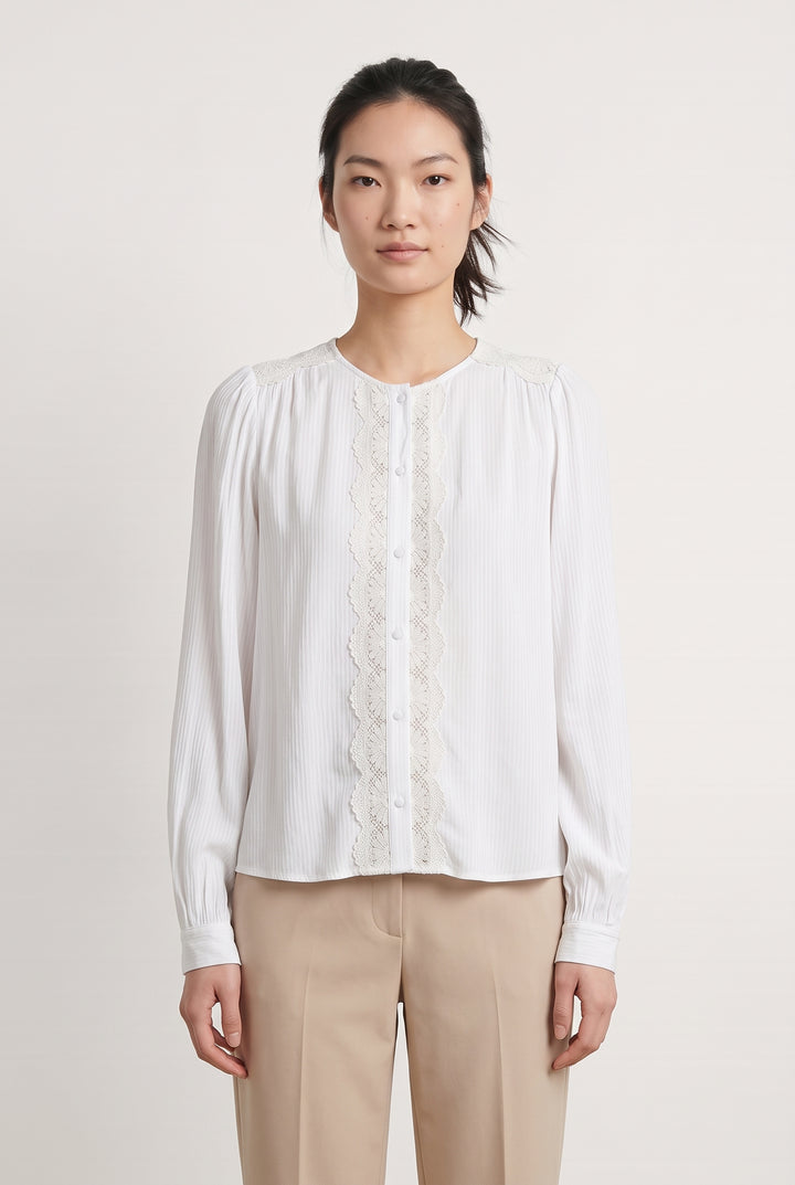 Blouse Blanche - Taille S/36 de la marque Sézane | PARAD123709 - Vendu par Paradigme - Image 1