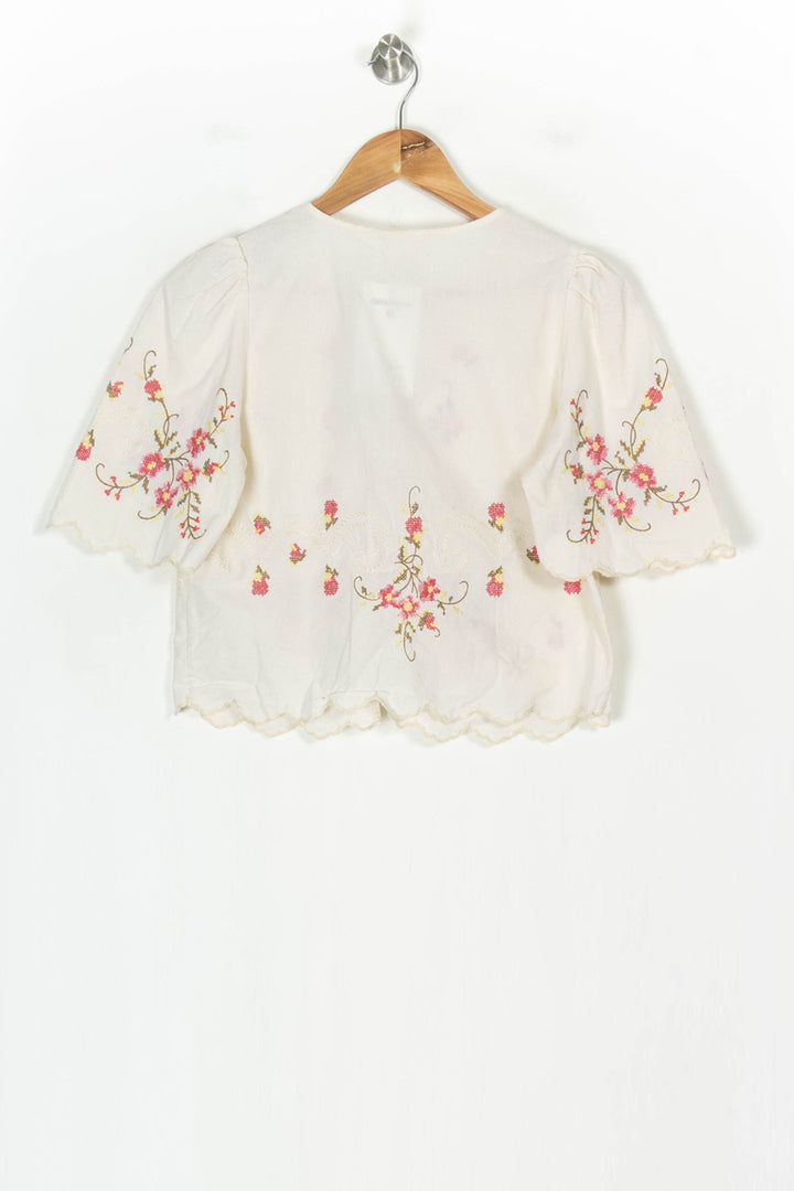 Blouse Beige - Taille S/36 de la marque Sézane | PARAD123710 - Vendu par Paradigme - Image 5