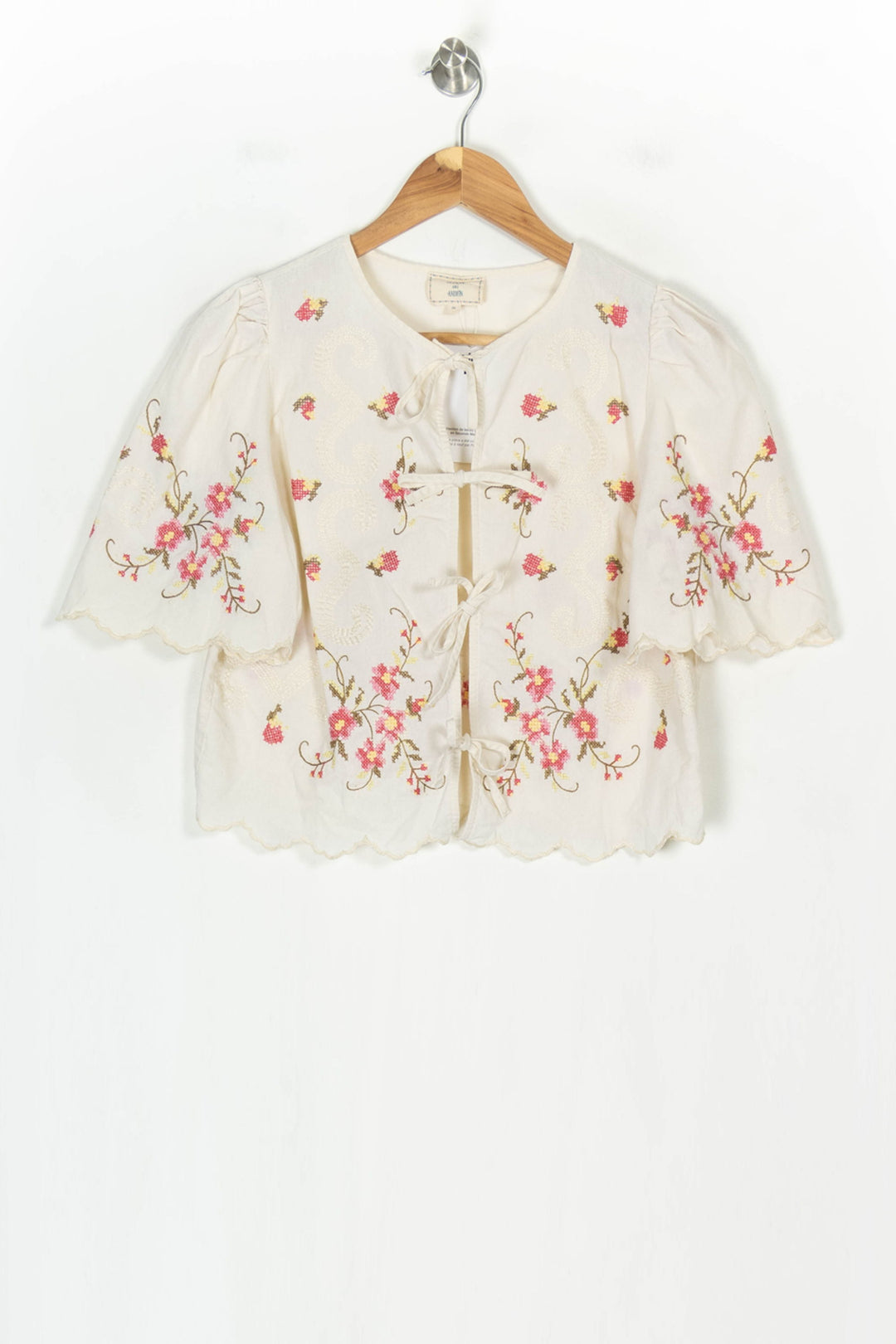 Blouse Beige - Taille S/36 de la marque Sézane | PARAD123710 - Vendu par Paradigme - Image 2