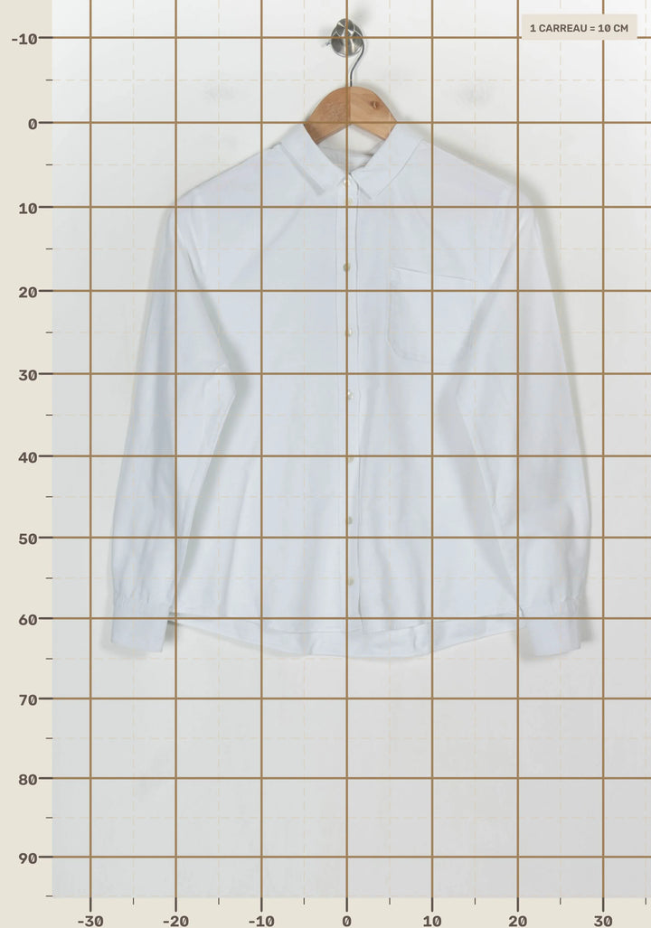 Chemise Blanche
 - Taille M/38 de la marque Sézane | PARAD123715 - Vendu par Paradigme - Image 4