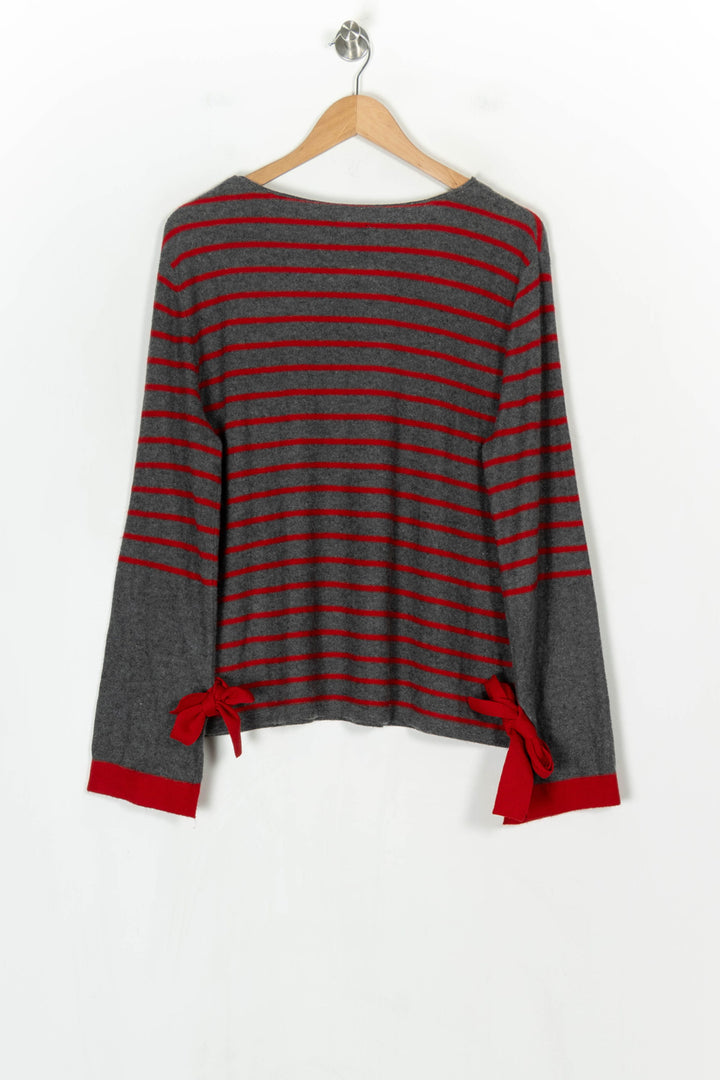 Pull Gris et Rouge - Taille L/40 de la marque Kookai | PARAD123722 - Vendu par Paradigme - Image 5