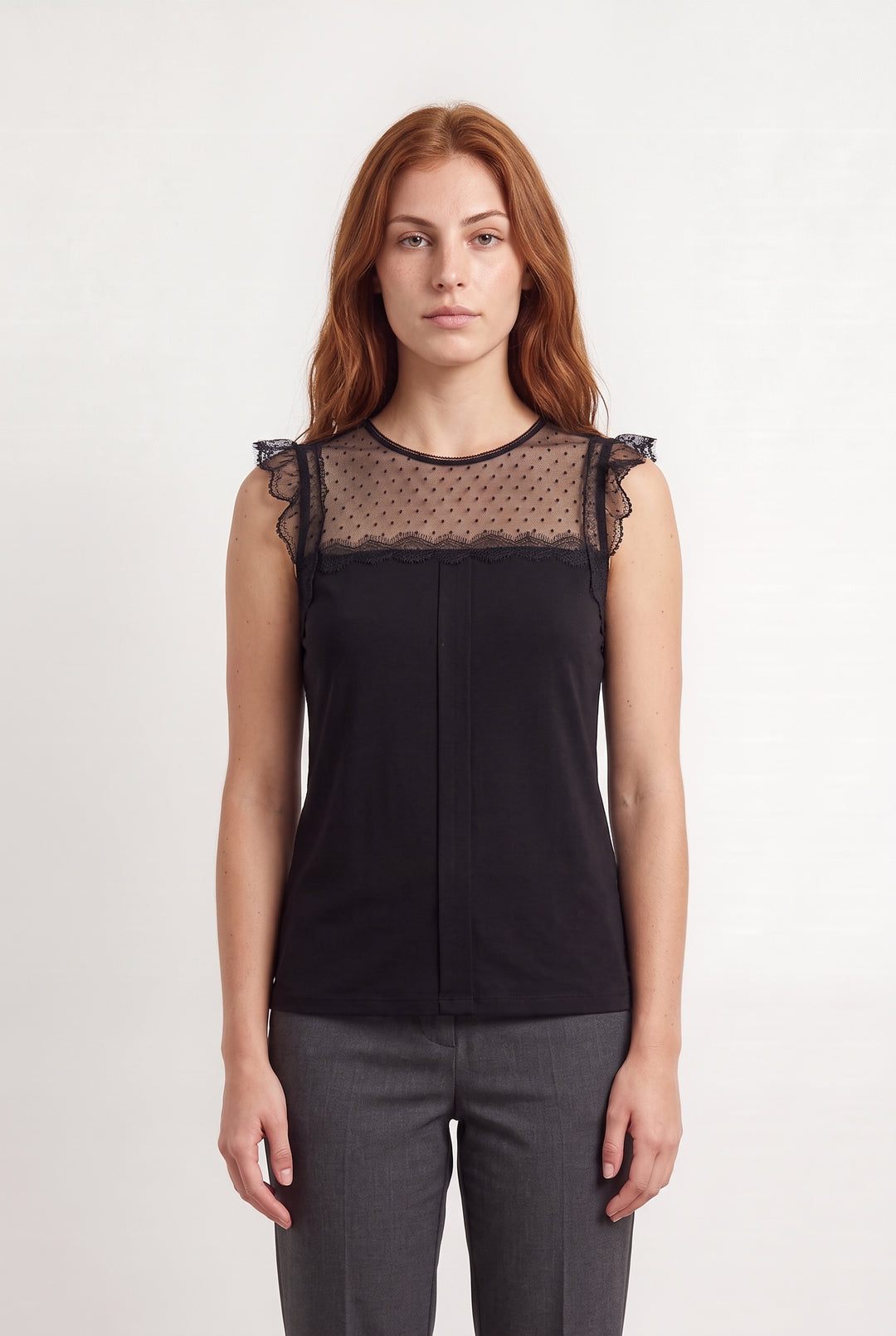 Blouse en dentelle noire - Taille M/38 de la marque Grace &amp; Mila | PARAD123724 - Vendu par Paradigme - Image 1