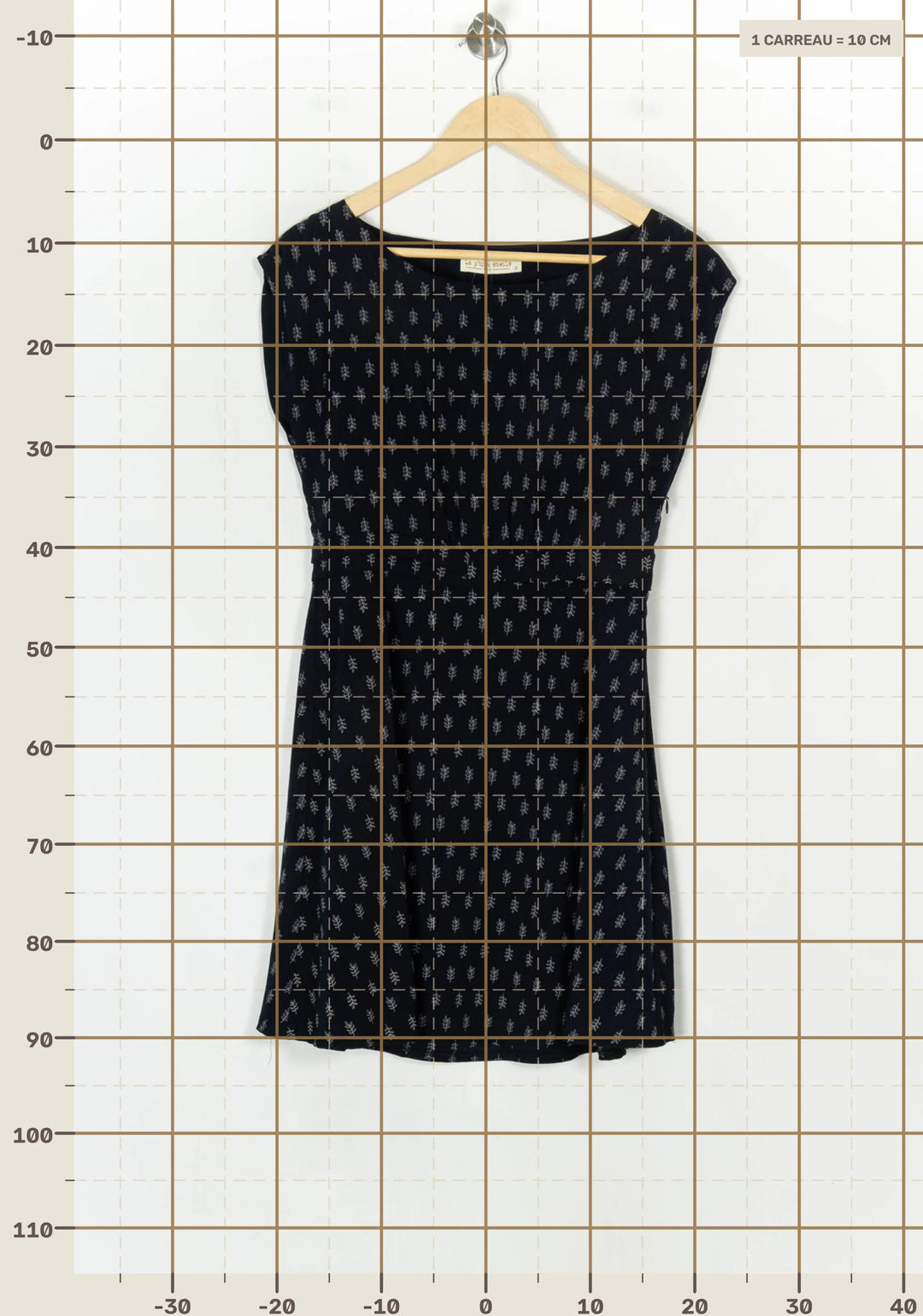 Robe Midi Bleue - Taille M/38 de la marque La Petite Etoile | PARAD123725 - Vendu par Paradigme - Image 4