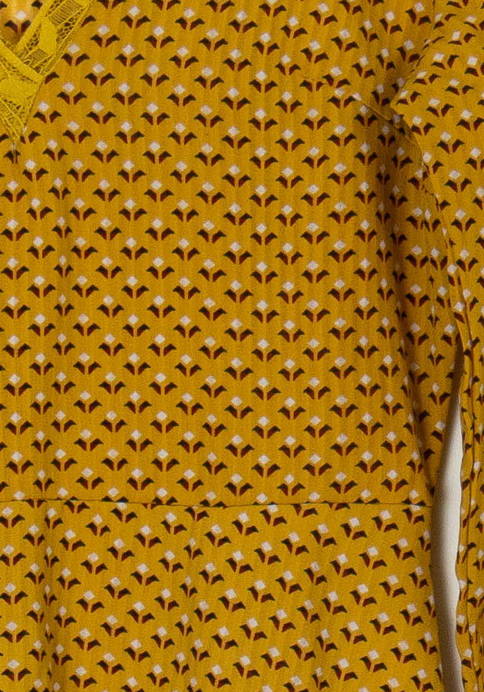 Robe Midi Jaune - Taille S/36 de la marque Grace &amp; Mila | PARAD123726 - Vendu par Paradigme - Image 3
