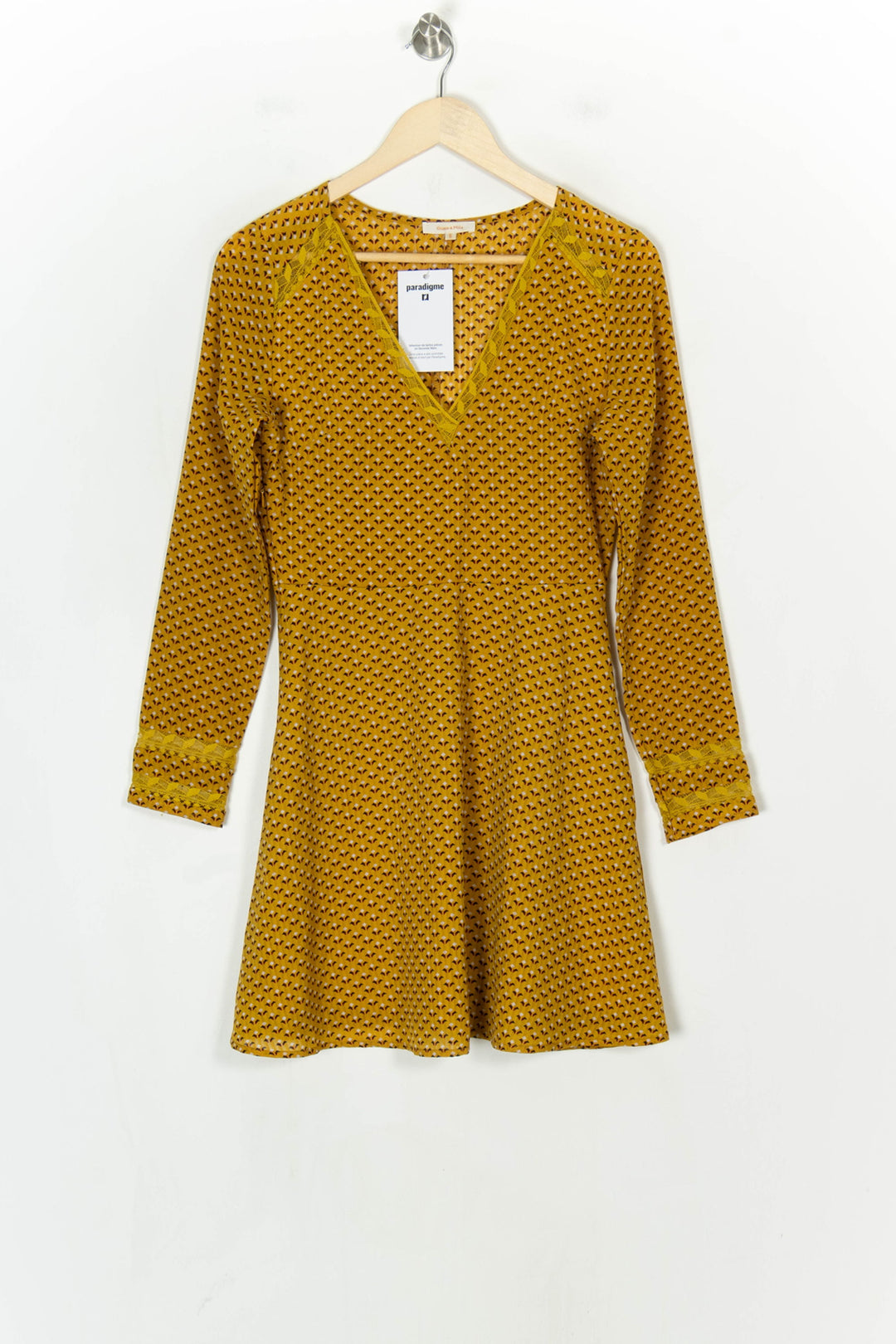 Robe Midi Jaune - Taille S/36 de la marque Grace &amp; Mila | PARAD123726 - Vendu par Paradigme - Image 2