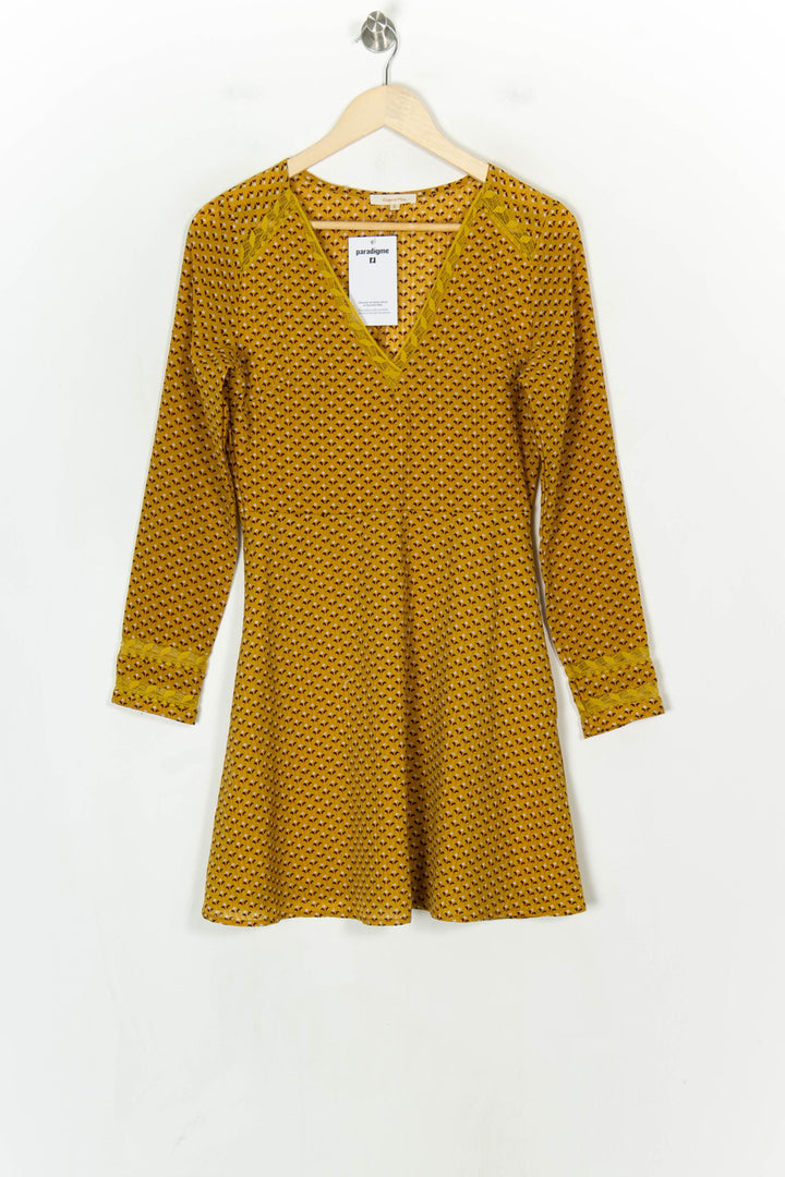 Robe Midi Jaune - Taille S/36 de la marque Grace &amp; Mila | PARAD123726 - Vendu par Paradigme - Image 2