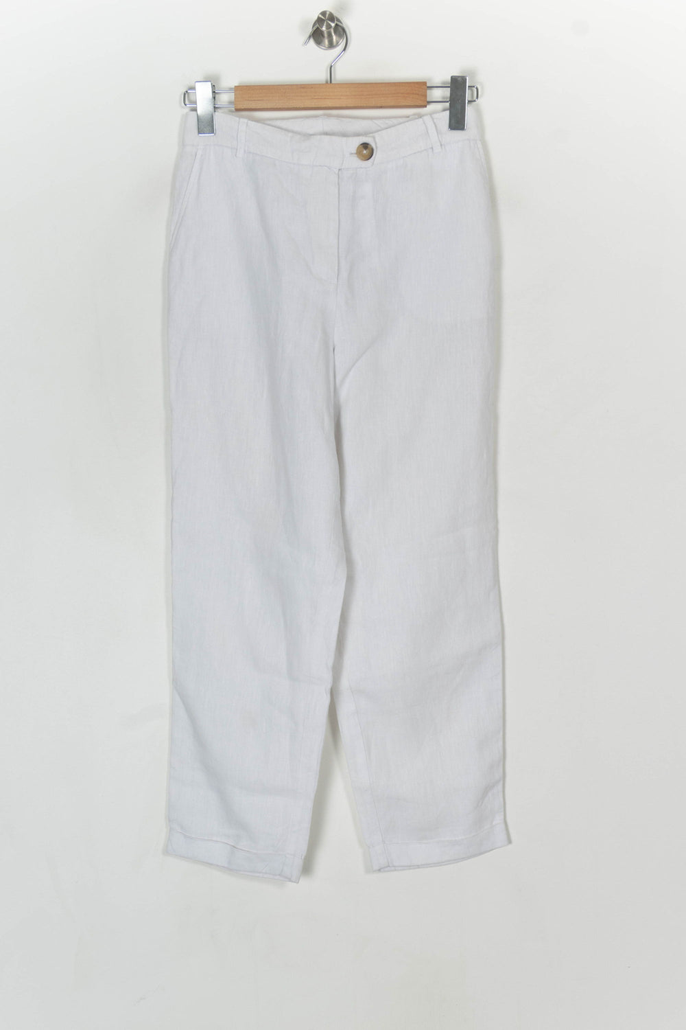 Pantalon Blanc - Taille M/38 de la marque Caroll | PARAD123728 - Vendu par Paradigme - Image 2