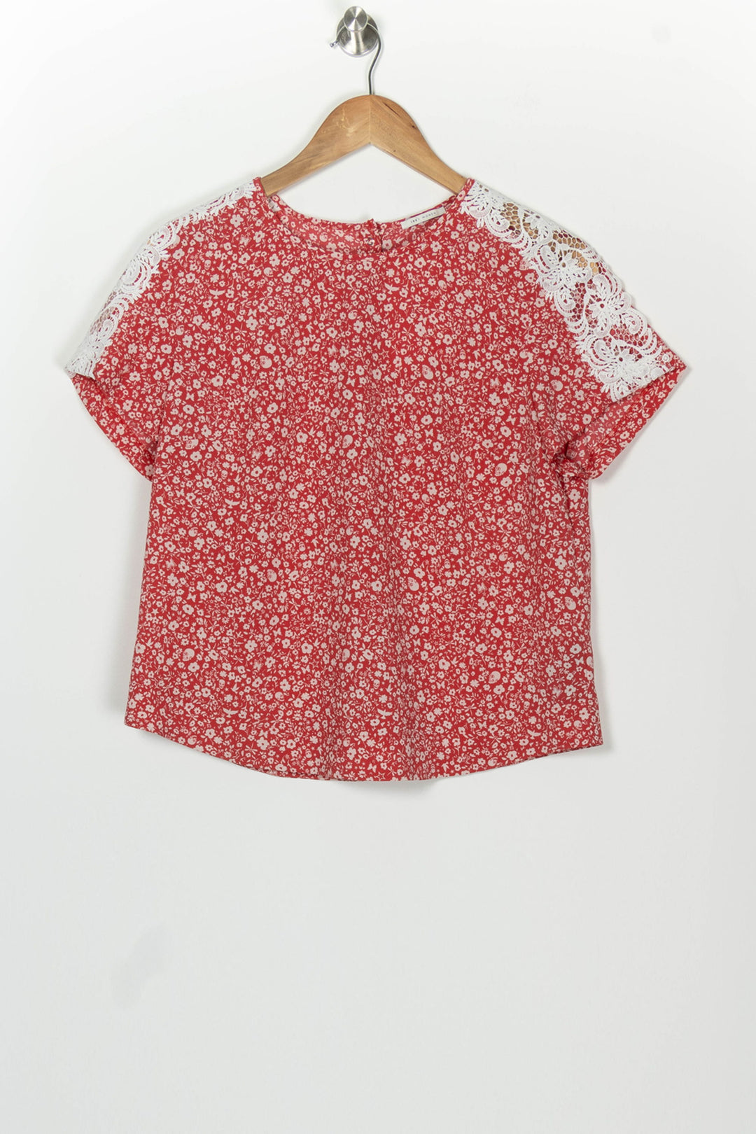 Blouse Rouge et Blanche - Taille M/38 de la marque IKKS | PARAD123729 - Vendu par Paradigme - Image 2