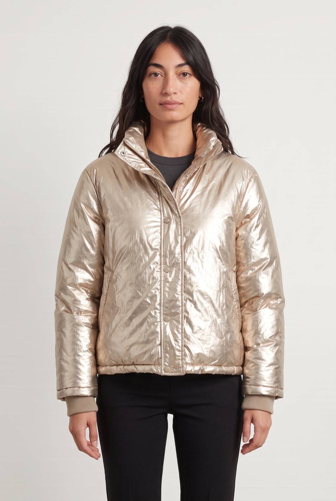 Doudoune Dorée - Taille M/38 de la marque Petite Mendigote | PARAD123734 - Vendu par Paradigme - Image 1