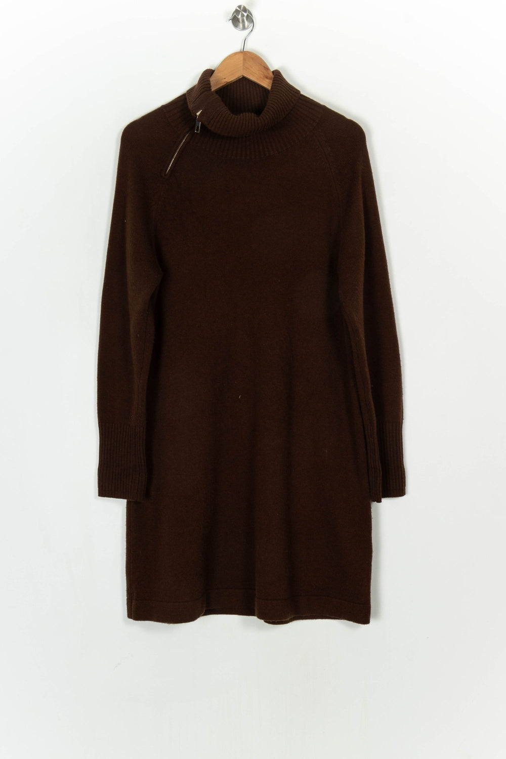 Robe Pull Marron - Taille M/38 de la marque ZAPA | PARAD123736 - Vendu par Paradigme - Image 2