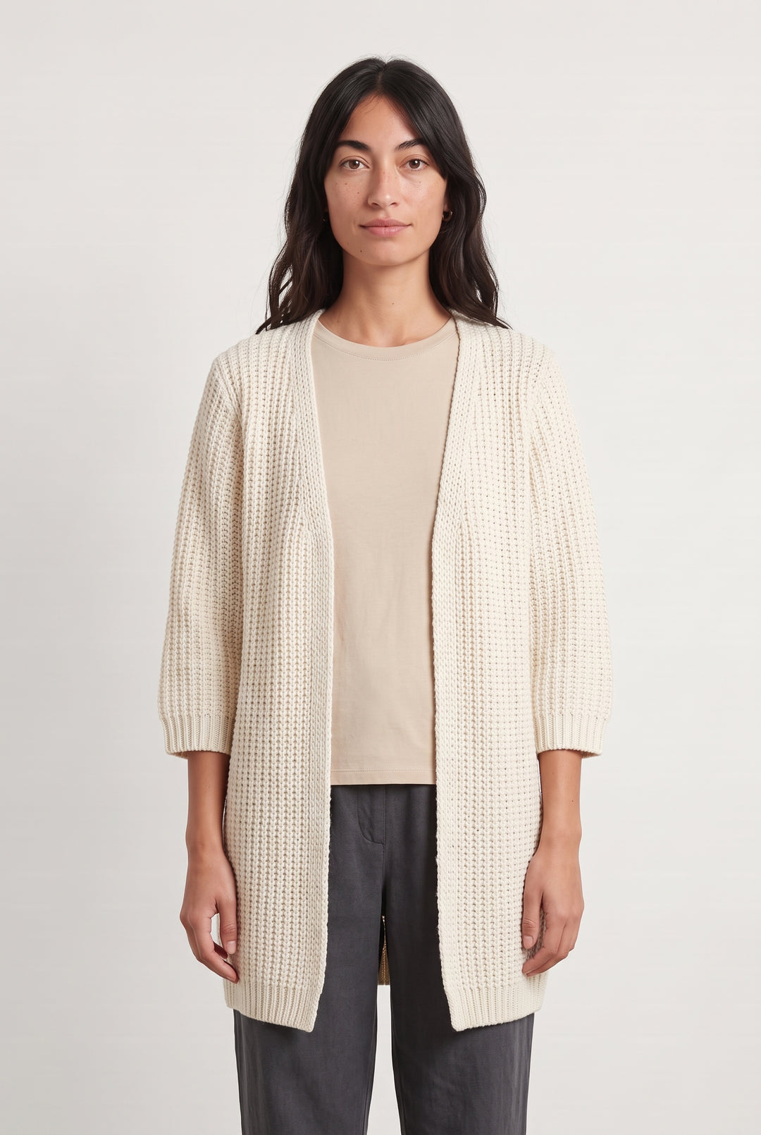 Cardigan Épais Beige - Taille XS/34 de la marque Marie Sixtine | PARAD123737 - Vendu par Paradigme - Image 1