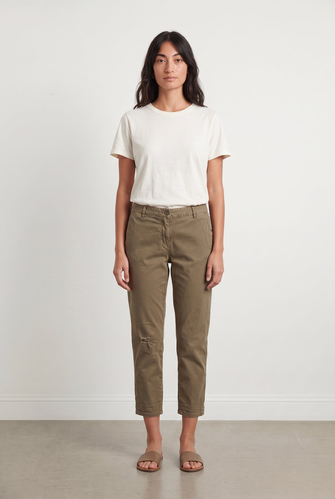 Pantalon Chino Marron - Taille S/36 de la marque The Kooples | PARAD123738 - Vendu par Paradigme - Image 1