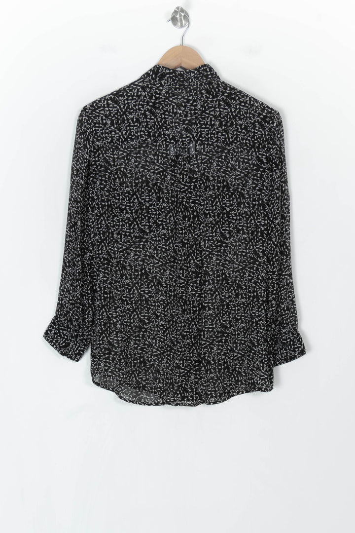 Chemise Noire et Blanche - Taille M/38 de la marque IKKS | PARAD123743 - Vendu par Paradigme - Image 5