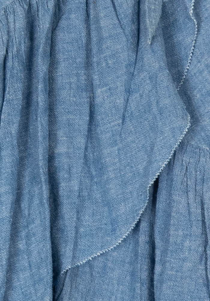 Jupe Midi Bleue - Taille S/36 de la marque Léon &amp; Harper | PARAD123751 - Vendu par Paradigme - Image 3