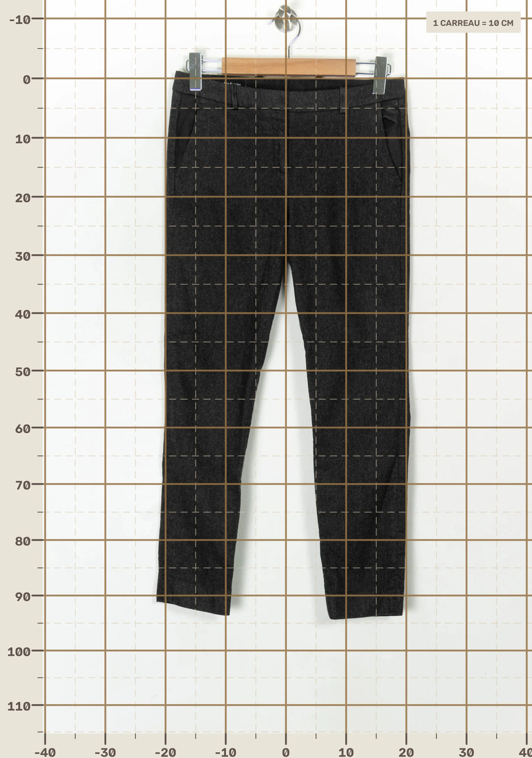 Pantalon De Tailleur Gris - Taille M/38 de la marque The Kooples | PARAD123754 - Vendu par Paradigme - Image 4