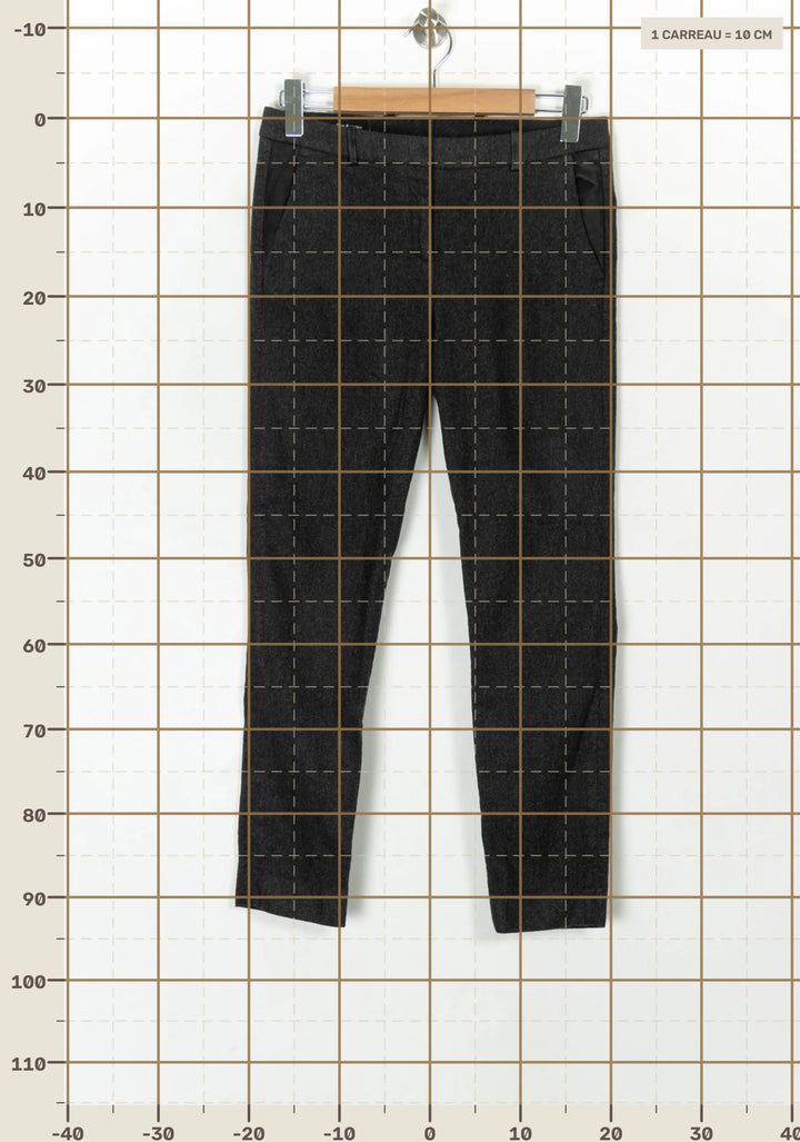 Pantalon De Tailleur Gris - Taille M/38 de la marque The Kooples | PARAD123754 - Vendu par Paradigme - Image 4