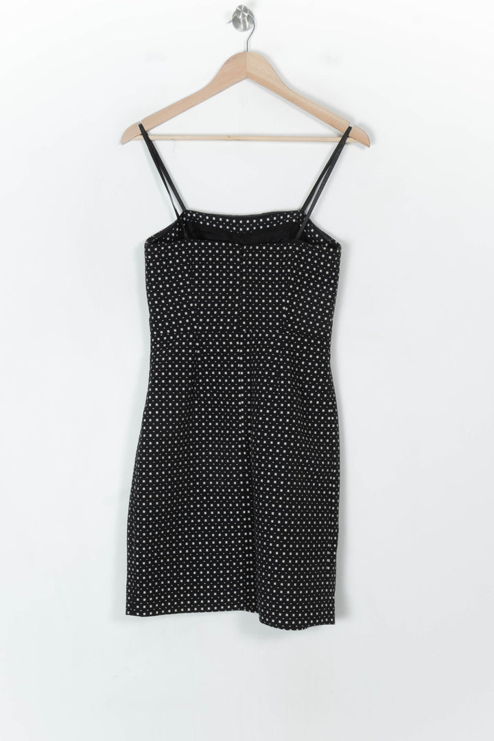 Robe Courte À Bretelles Noire Et Blanche - Taille M/38 de la marque Caroll | PARAD123755 - Vendu par Paradigme - Image 5