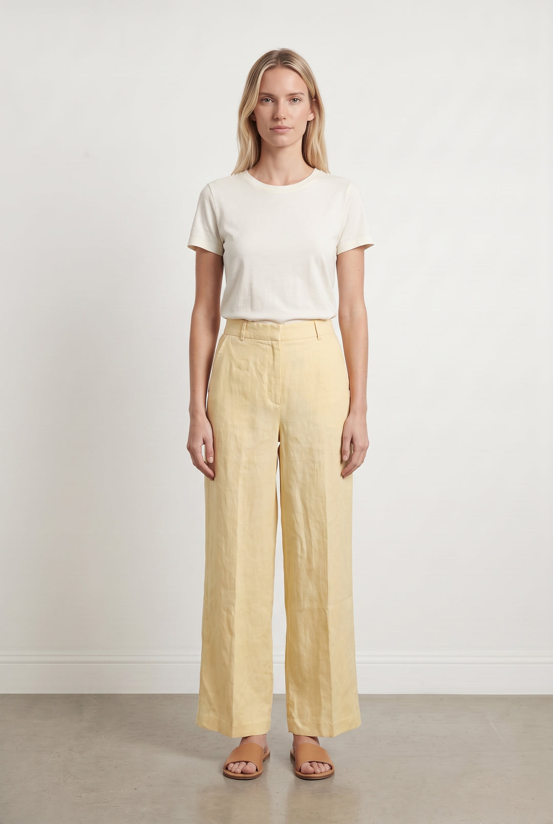 Pantalon Jaune - Taille S/36 de la marque Sézane | PARAD123757 - Vendu par Paradigme - Image 1