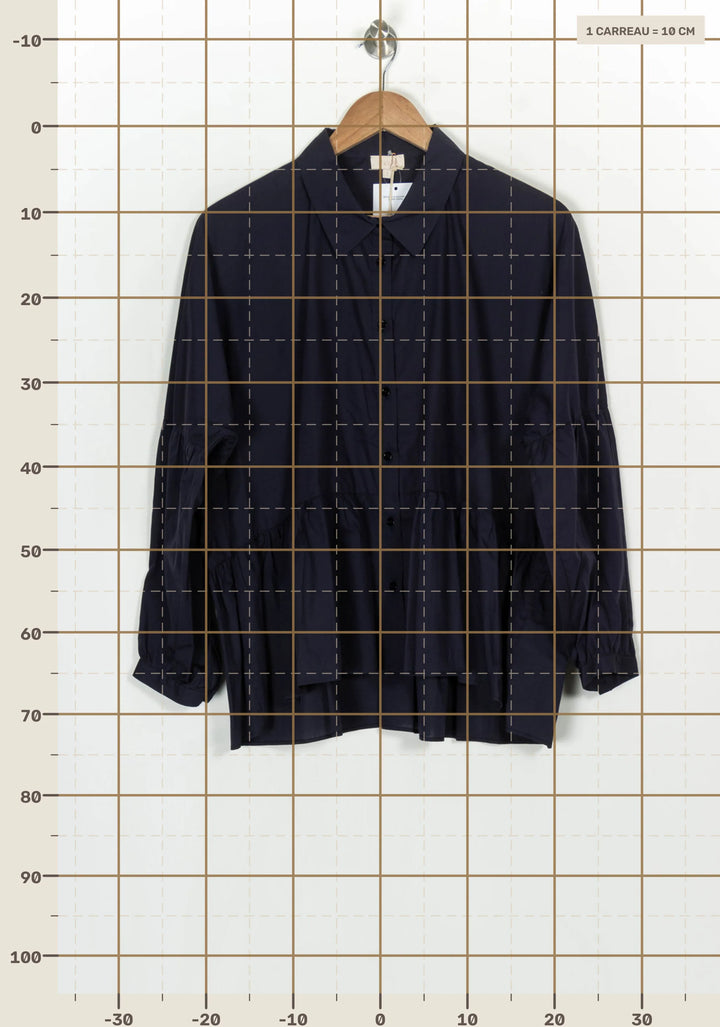 Chemise Bleu Marine - Taille L/40 de la marque Pablo | PARAD123758 - Vendu par Paradigme - Image 4