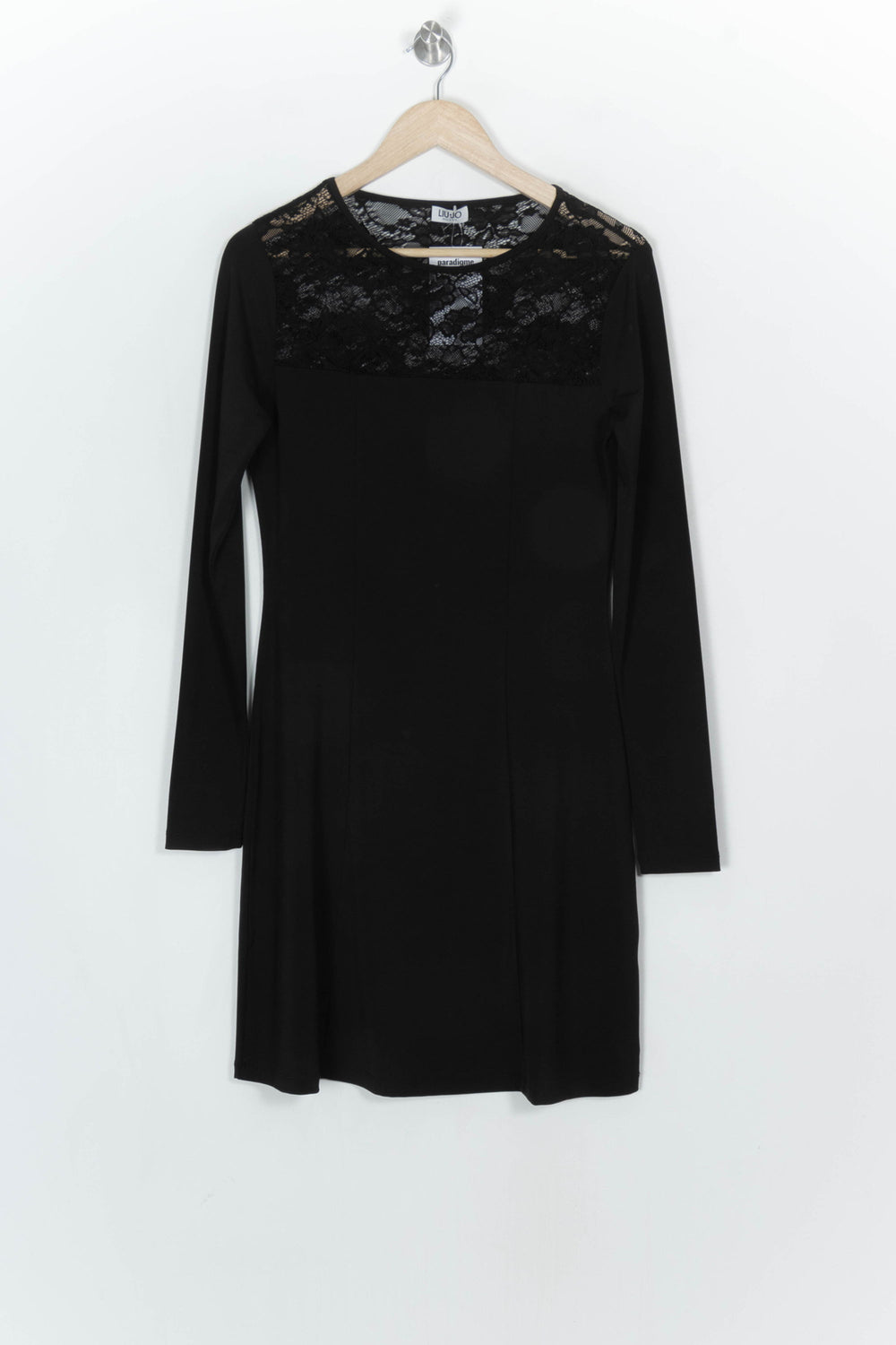 Robe Midi Noire - Taille S/36 de la marque Liu Jo | PARAD123759 - Vendu par Paradigme - Image 2