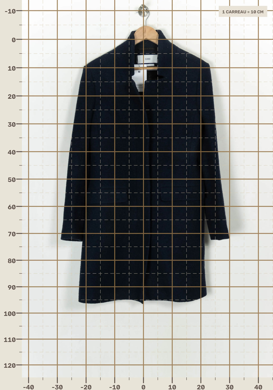 Manteau Bleu Marine - Taille M/38 de la marque Closed | PARAD123761 - Vendu par Paradigme - Image 4