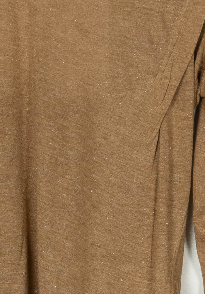 Tee-Shirt À Manches Longues Marron - Taille S/36 de la marque IKKS | PARAD123762 - Vendu par Paradigme - Image 3