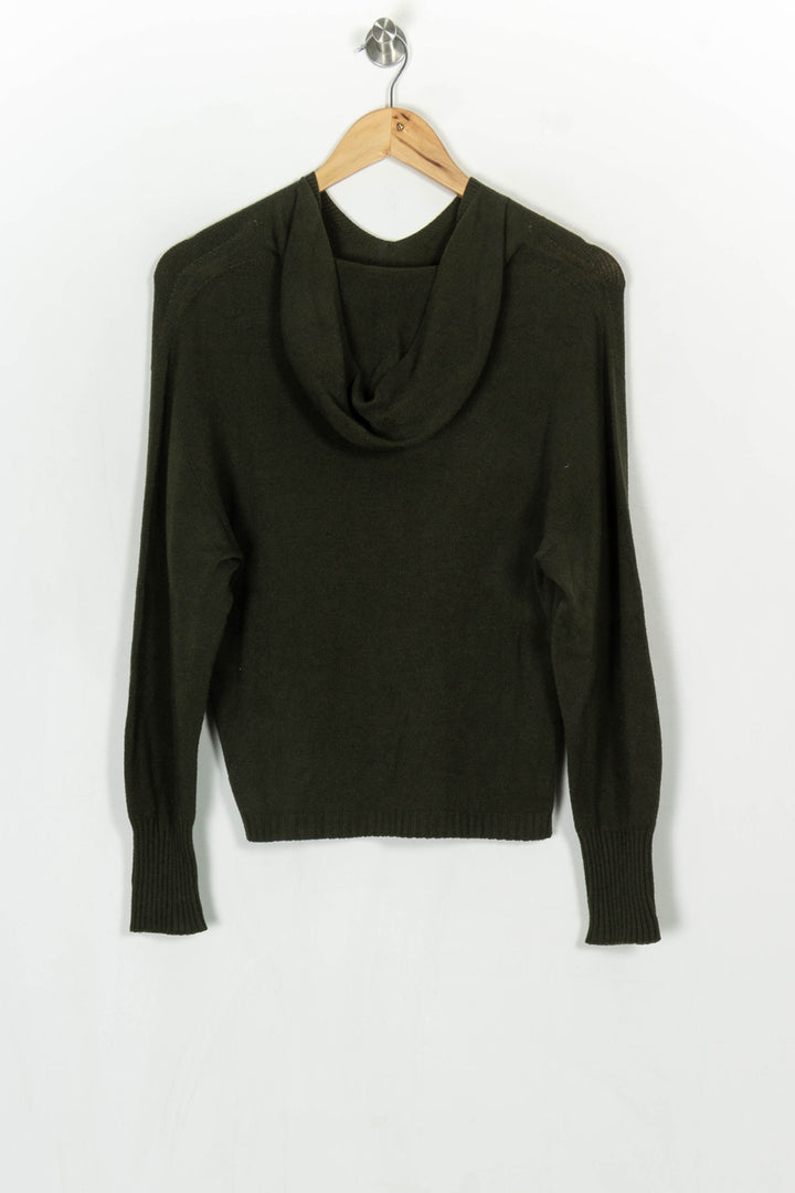 Pull Vert Foncé - Taille XS/34 de la marque La Fée Maraboutée | PARAD123766 - Vendu par Paradigme - Image 5
