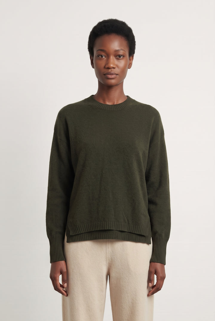 Pull Vert Foncé - Taille XS/34 de la marque La Fée Maraboutée | PARAD123766 - Vendu par Paradigme - Image 1