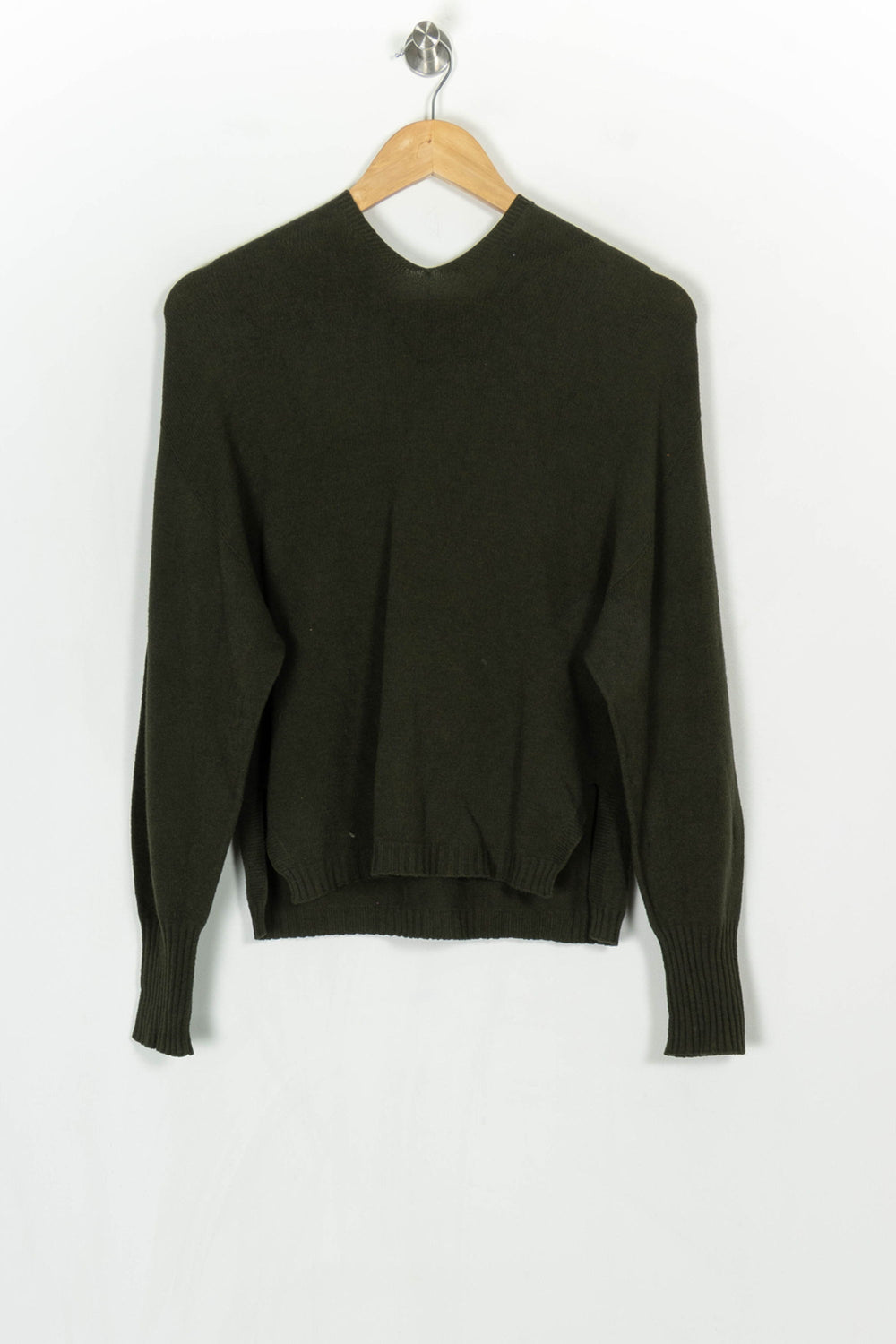 Pull Vert Foncé - Taille XS/34 de la marque La Fée Maraboutée | PARAD123766 - Vendu par Paradigme - Image 2