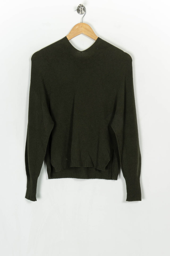Pull Vert Foncé - Taille XS/34 de la marque La Fée Maraboutée | PARAD123766 - Vendu par Paradigme - Image 2