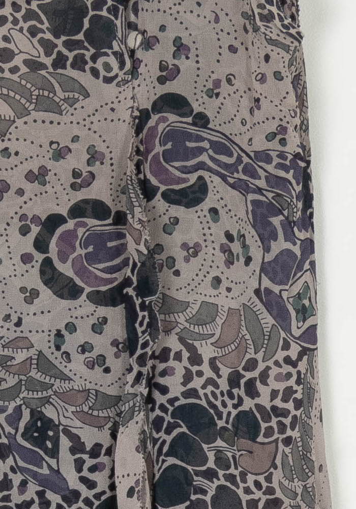 Robe Courte Grise et Violette - Taille S/36 de la marque Comptoir des Cotonniers | PARAD123768 - Vendu par Paradigme - Image 3