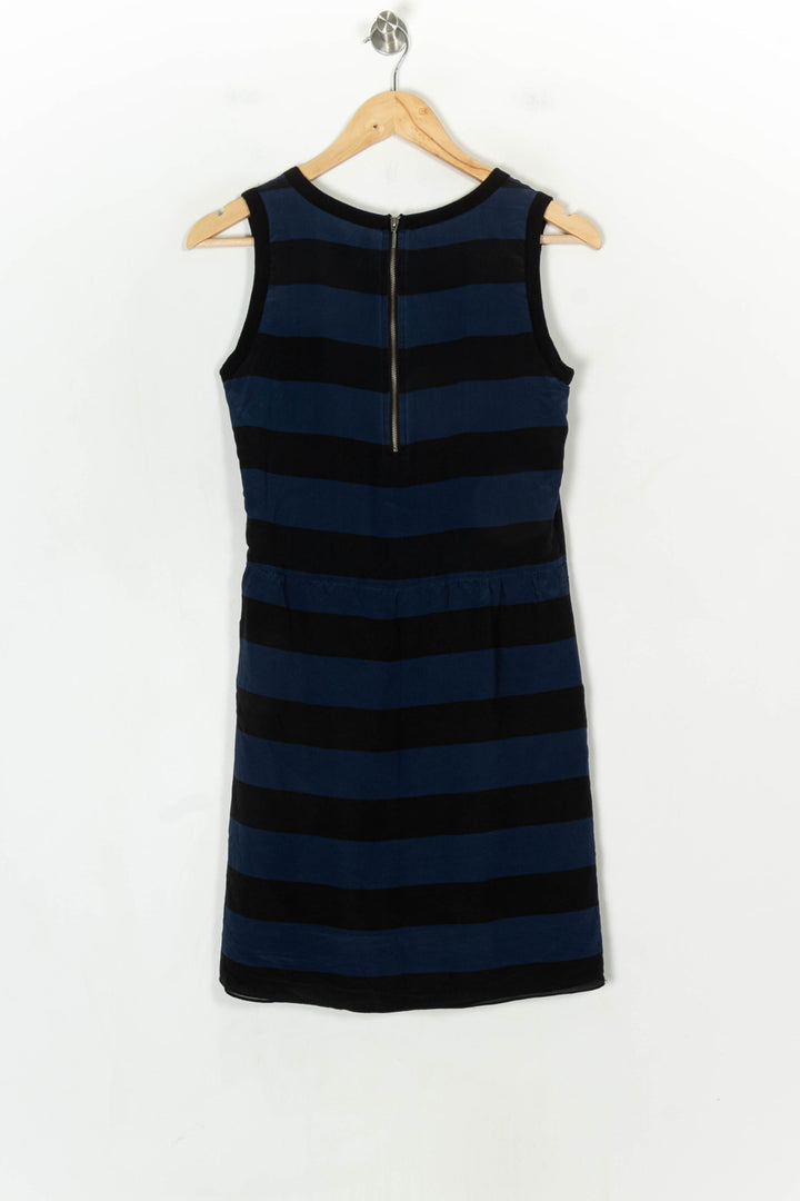 Robe Courte Rayée Noire et Bleue - Taille S/36 de la marque Sud express | PARAD123778 - Vendu par Paradigme - Image 5
