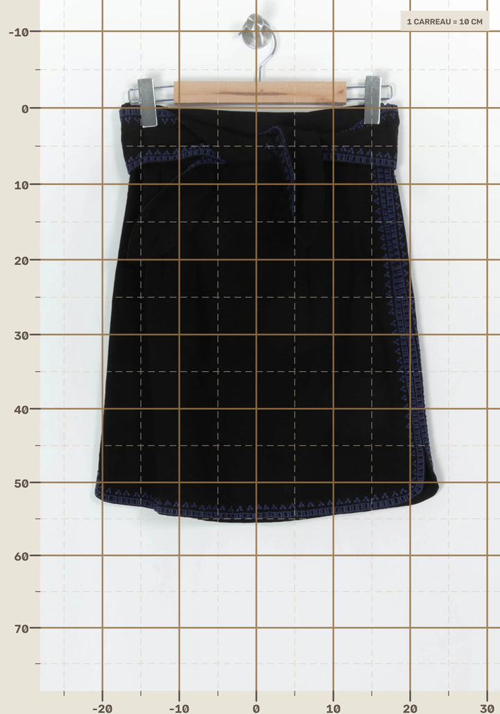 Jupe Noire - Taille M/38 de la marque La Fée Maraboutée | PARAD123779 - Vendu par Paradigme - Image 4
