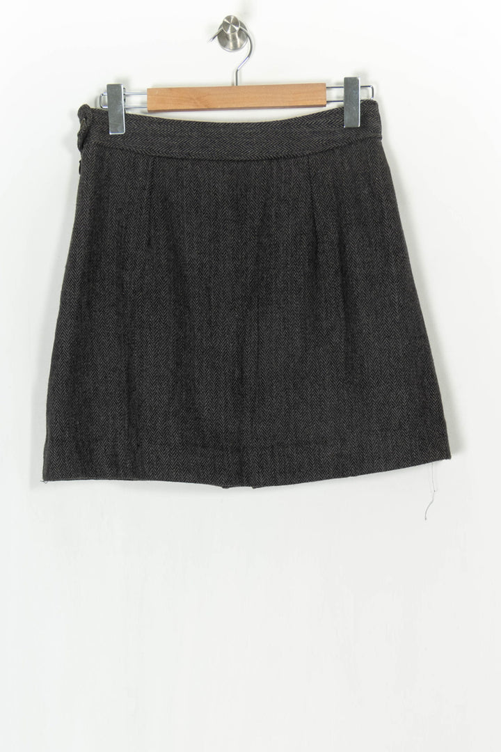 Jupe Courte Grise - Taille L/40 de la marque Bizance | PARAD123780 - Vendu par Paradigme - Image 5