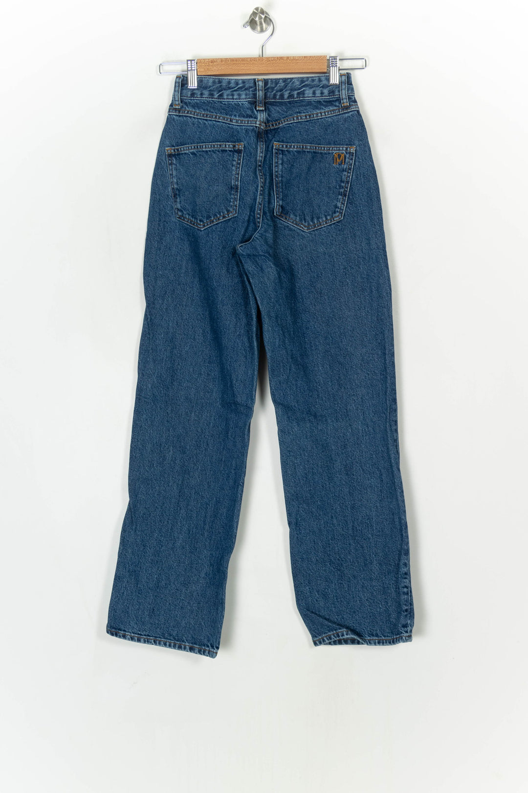 Jean Bleu Indigène - Taille S/36 de la marque Petite Mendigote | PARAD123781 - Vendu par Paradigme - Image 5