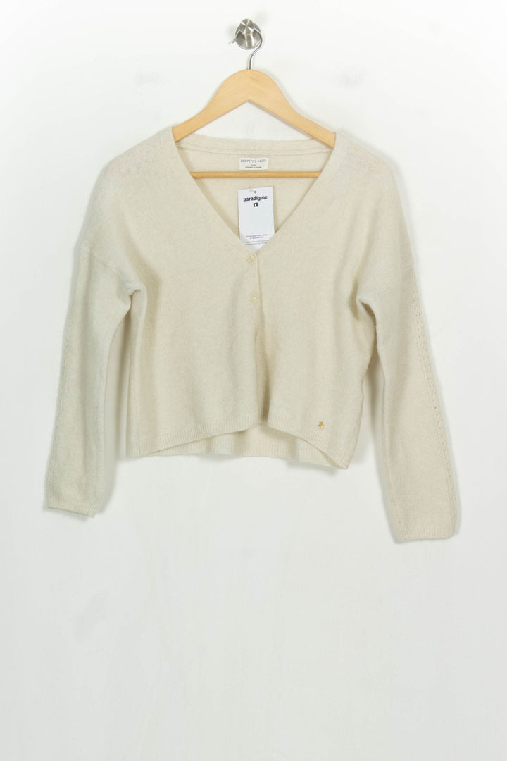 Cardigan Beige - Taille XS/34 de la marque Des petits hauts | PARAD123786 - Vendu par Paradigme - Image 2