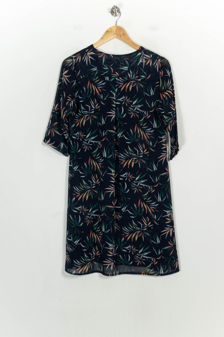 Robe Bleu à Motifs - Taille M/38 de la marque La Fée Maraboutée | PARAD123789 - Vendu par Paradigme - Image 5