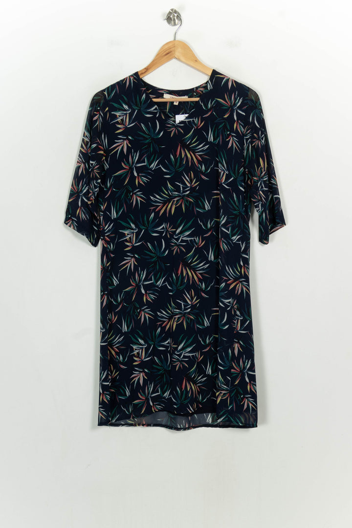 Robe Bleu à Motifs - Taille M/38 de la marque La Fée Maraboutée | PARAD123789 - Vendu par Paradigme - Image 2