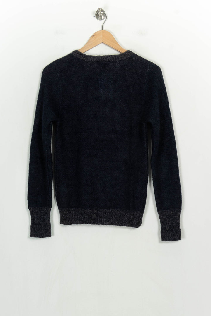 Cardigan Bleu et Gris - Taille S/36 de la marque Caroll | PARAD123790 - Vendu par Paradigme - Image 5