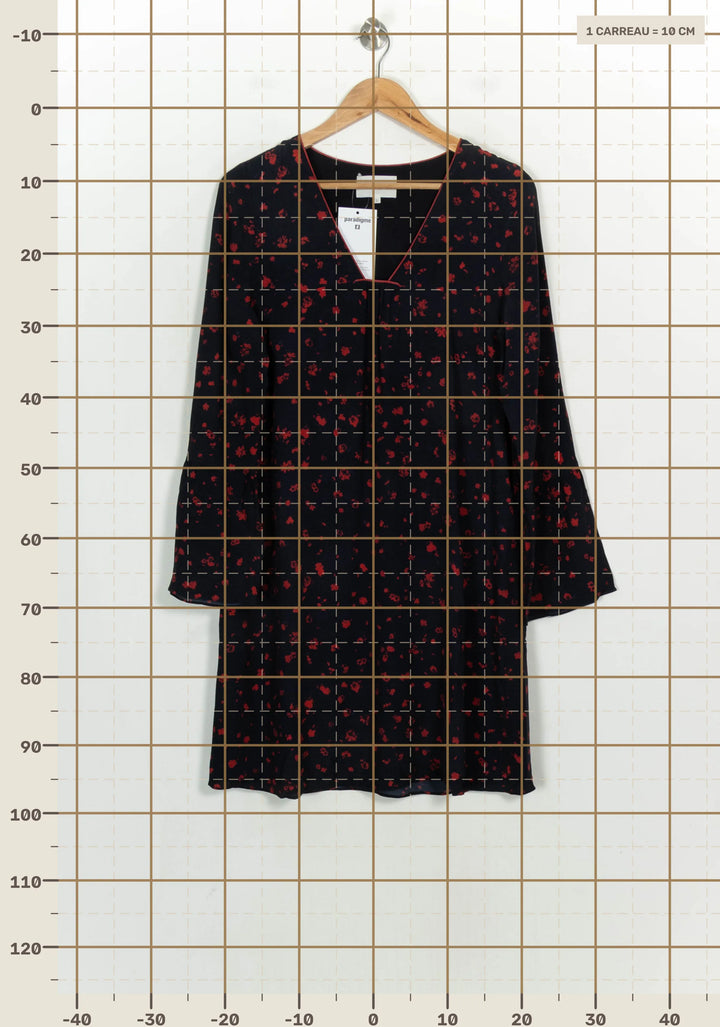 Robe Courte Bleue et Rouge - Taille S/36 de la marque Sud express | PARAD123792 - Vendu par Paradigme - Image 4