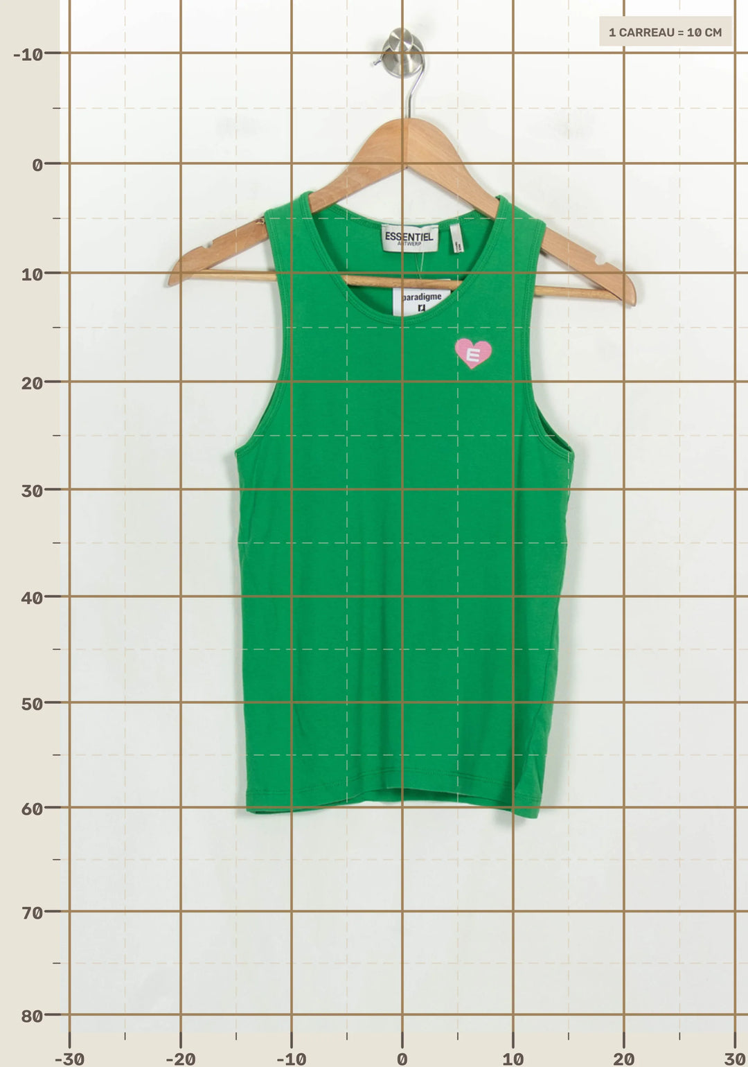 Débardeur Vert - Taille L/40 de la marque Essentiel Antwerp | PARAD123797 - Vendu par Paradigme - Image 4