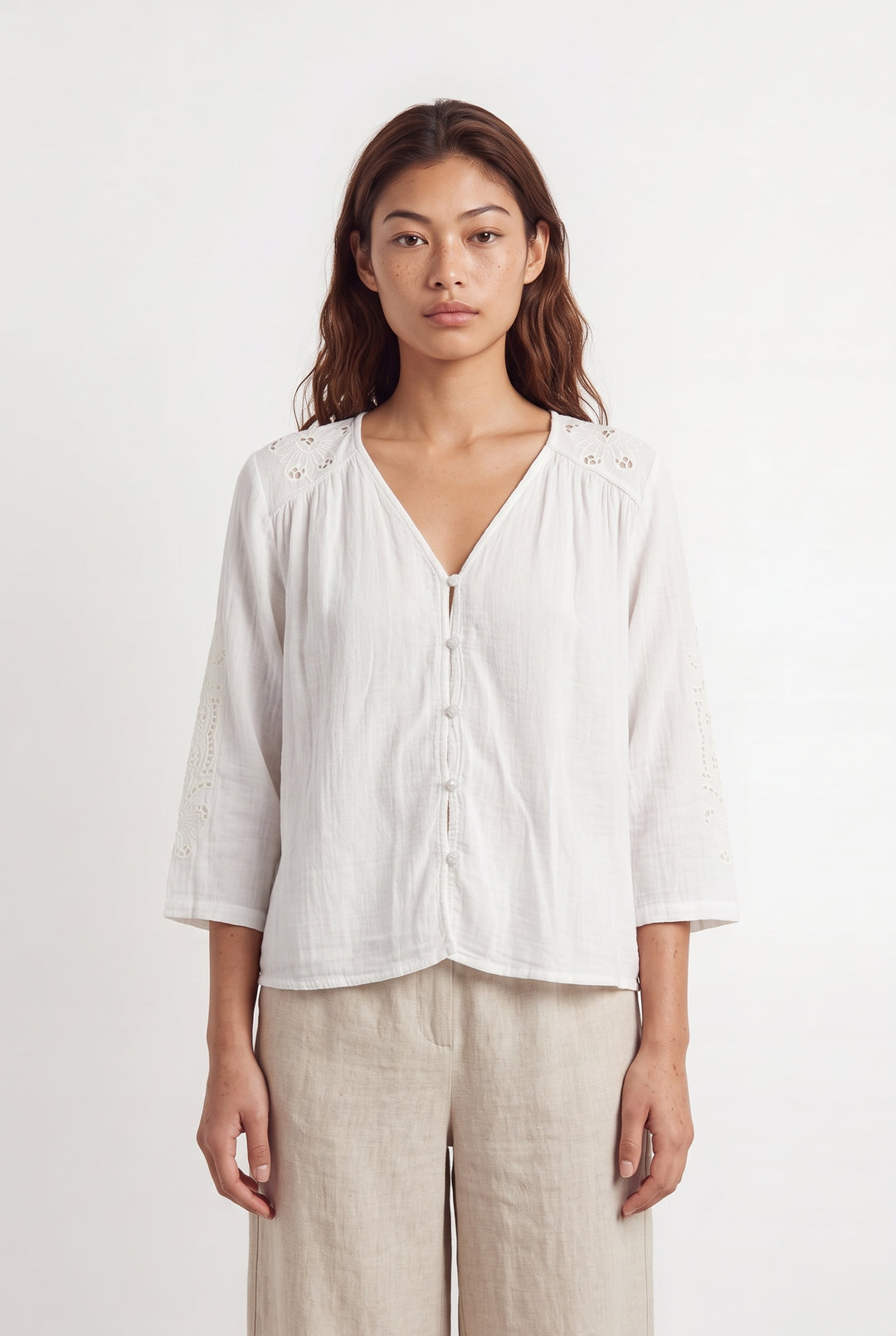 Blouse Blanche - Taille S/36 de la marque Louizon | PARAD123799 - Vendu par Paradigme - Image 1