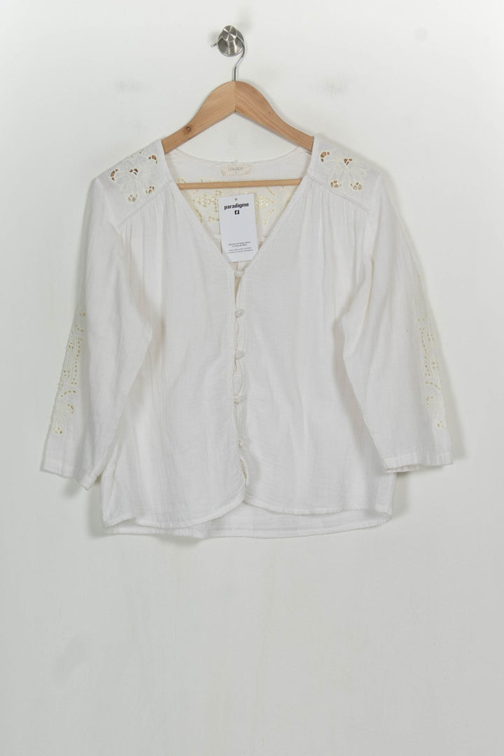 Blouse Blanche - Taille S/36 de la marque Louizon | PARAD123799 - Vendu par Paradigme - Image 2