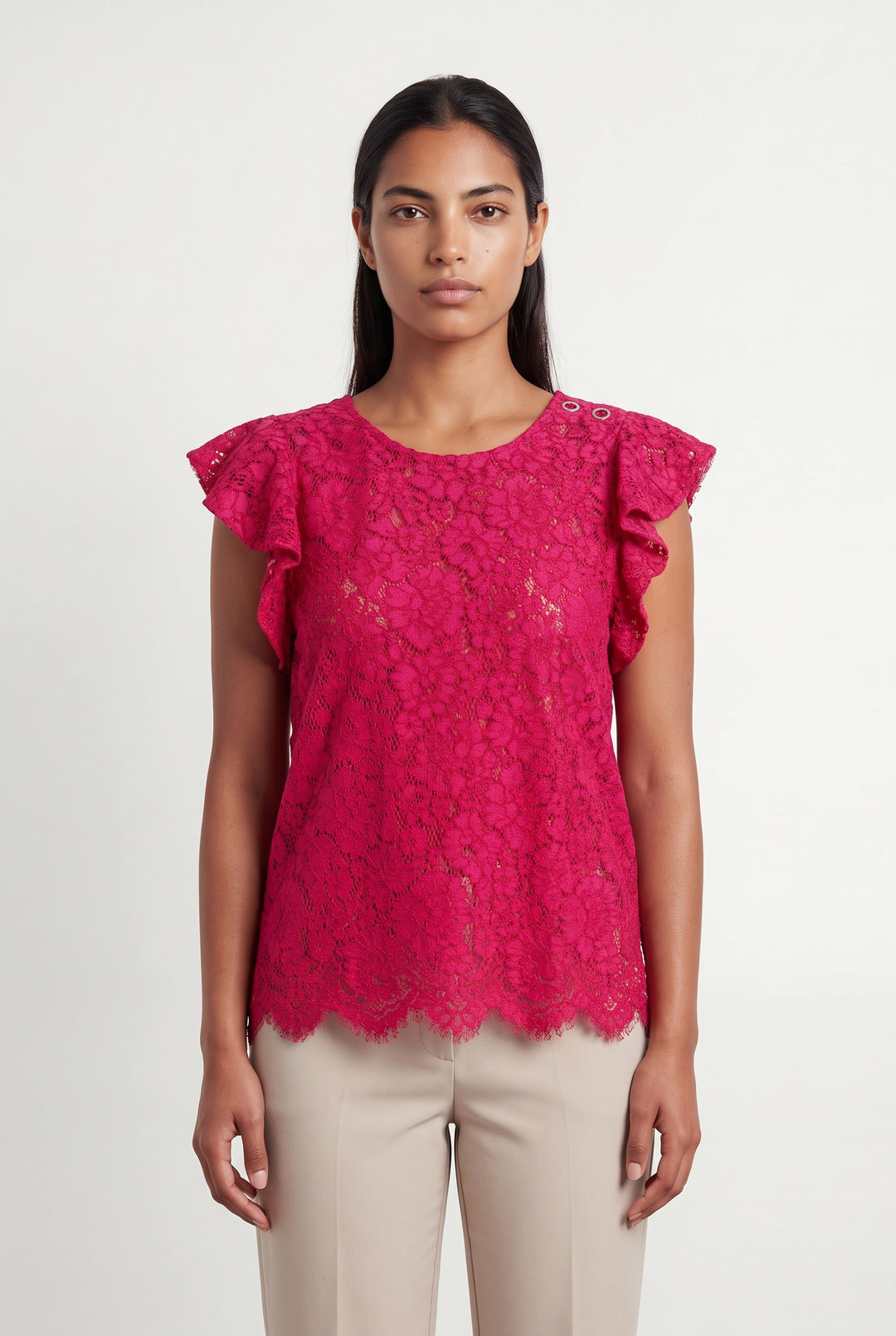 Blouse Rose - Taille L/40 de la marque Claudie Pierlot | PARAD123801 - Vendu par Paradigme - Image 1
